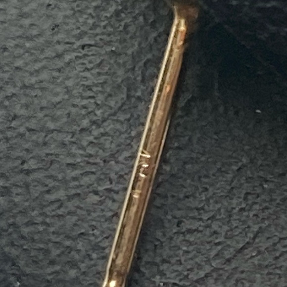 Vtg 14k Yellow Gold & Freshwater Pearl Stud Earrings - 8mm - Picture 9 of 11